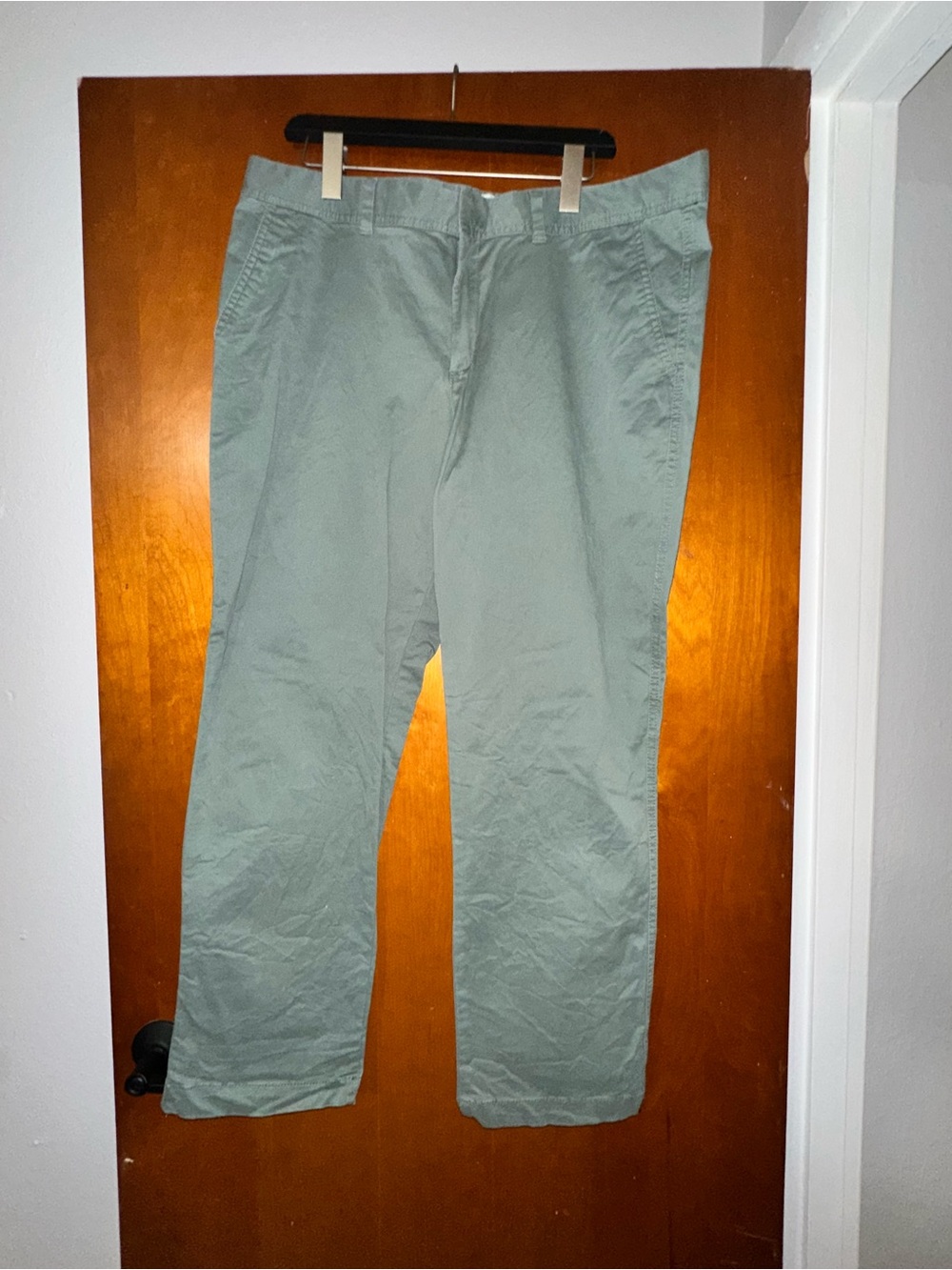 GAP Straight-Leg Pants in Sage Green